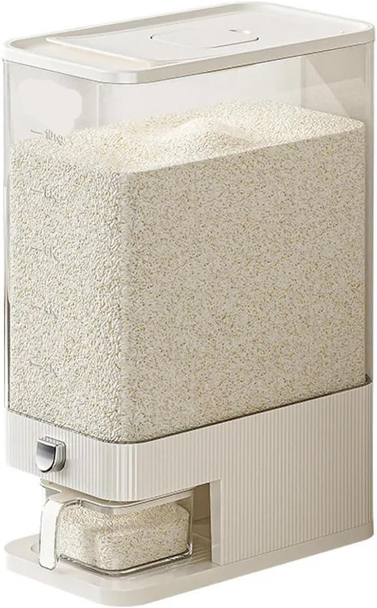 Fit for Rice Storage Container - Sealing Bucket for Home Use(White - large size)