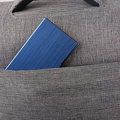 Dmfly Business Card Holder, Slim Business Card Case For Men & Women, Pocket Metal Card Case, Professional Stainless Steel Business Card Holders, Buckle Style Shut, 1Pcs Rose Gold And 1Pcs Blue #TOP1