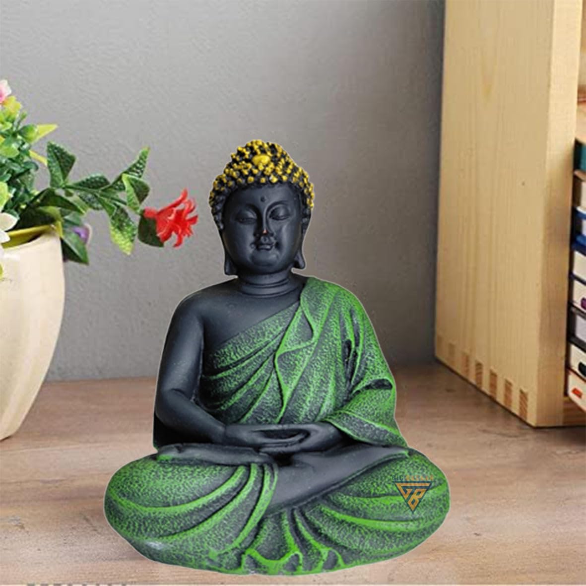 GIG BAZAAR Buddha Statue for Tranquil Spaces: Ideal for Home, Office Decor, and Aquariums Decoration (Standard) (B0D2629BK8) Amazon Price History, Amazon Price Tracker