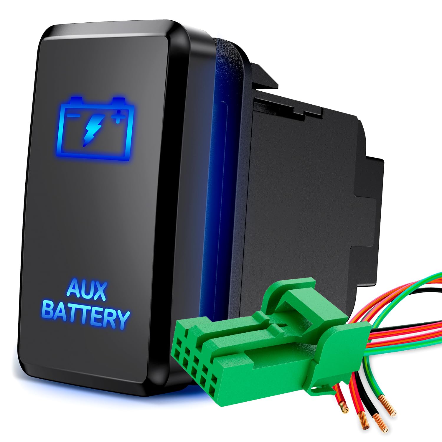 Amazon.com: Nilight AUX Battery Push Button Switch 12V ON Off
