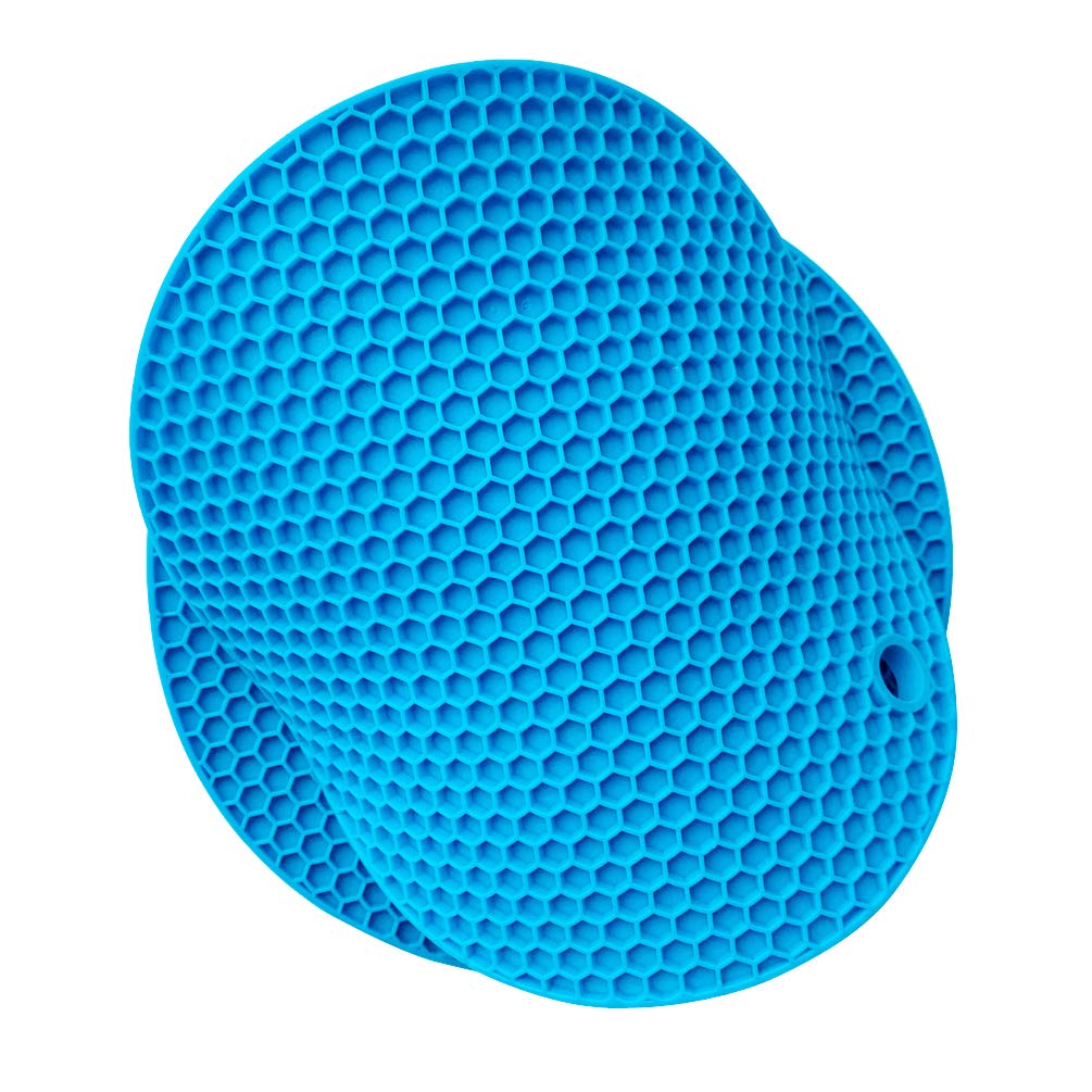 Silicone Trivets Mat Multi-Purpose Drying Trivet Mat Heat Resistant to 464°F, Pot Holder, Waterproof, (Set of 2) Non Slip - Image 2
