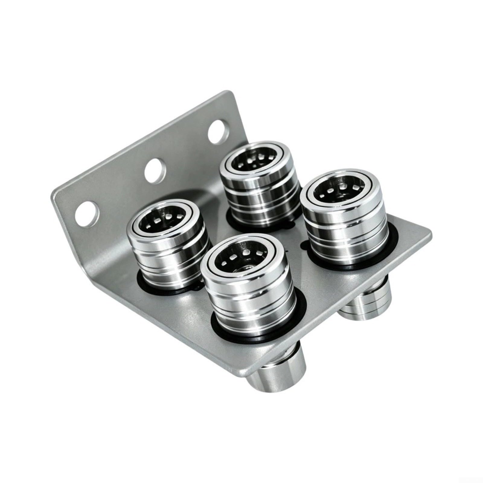 4x Hydraulik-Schnellkupplung 5/8" ISO 5675 für Landwirt Traktor Push Pull