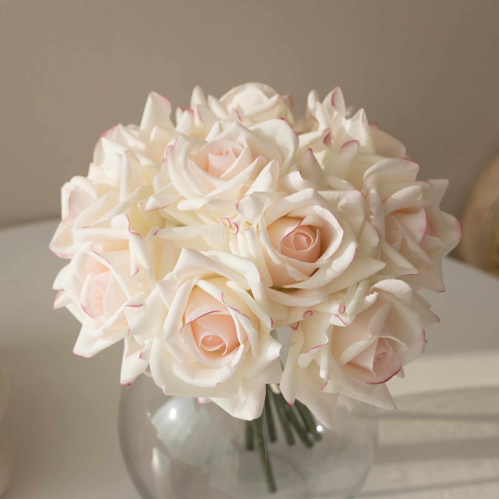 DUYONE Artificial Roses Single Stem
