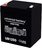 Vista 1 de UPG NP5-12 Batería de alarma casera 12v 5ah SLA UB1250