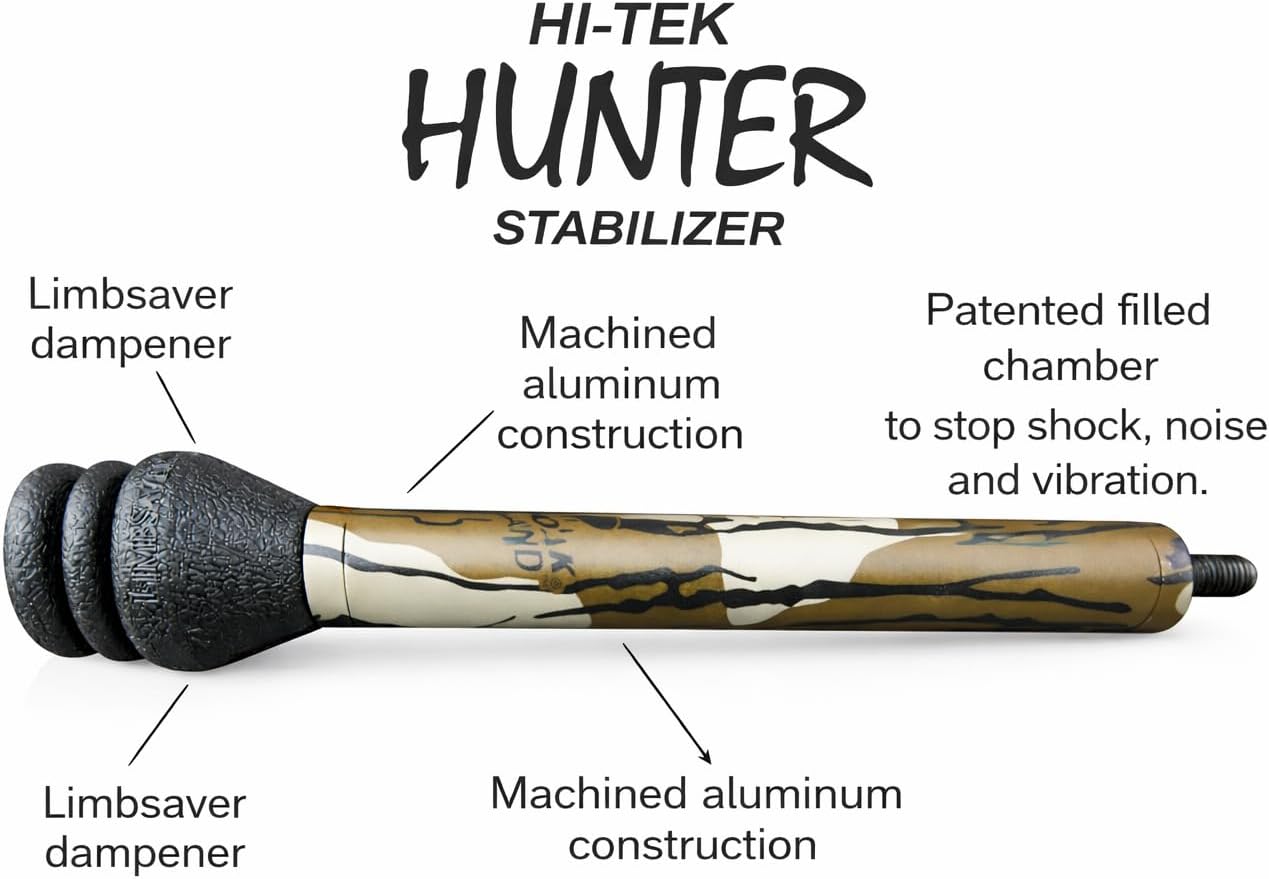HI-TEK Hunter Bow STABILIZER with LIMBSAVER