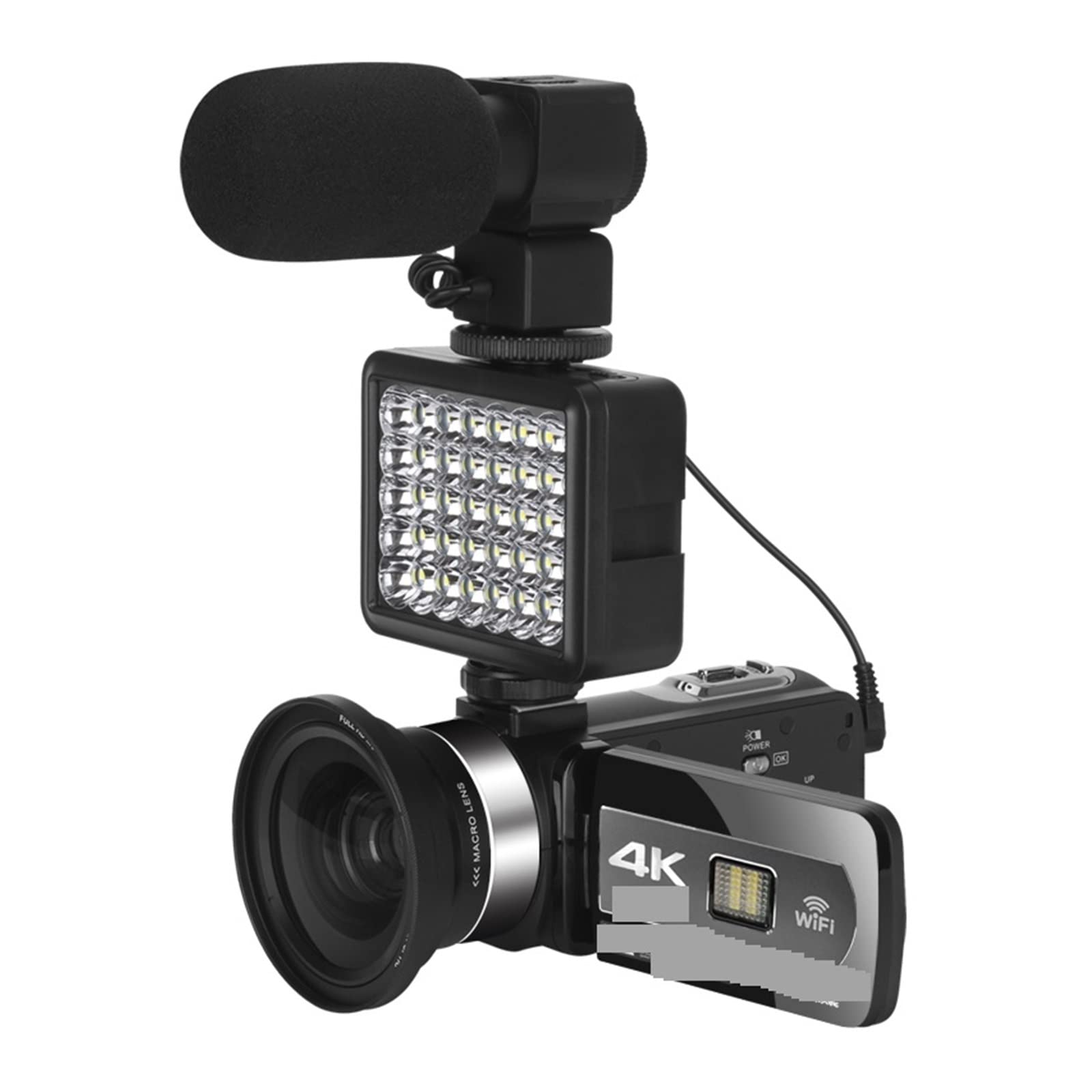 Macchina fotografica digitale, Videocamere 4KMP Videocamera digitale con messa a fuoco automatica in streaming