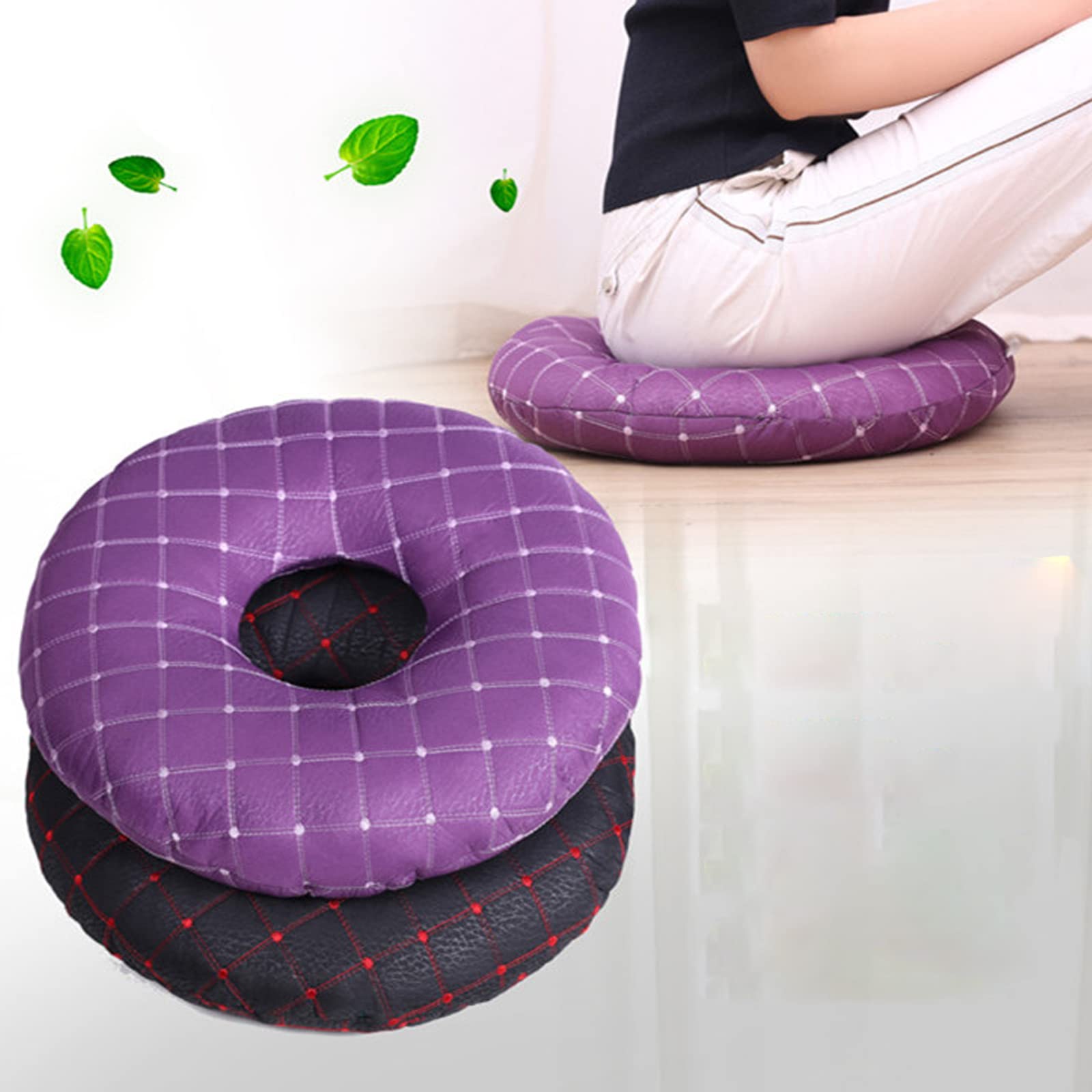 Donut Kussen, Donut Kussen Voor Postpartum Zwangerschap En Na Chirurgie Zitverlichting, Aambei Kussen, Donut Kussen Voor Stuitbeen Pijn, Geschikt Voor Mannen En Vrouwen Thuis & Kantoor Stoelen(Drak Bl