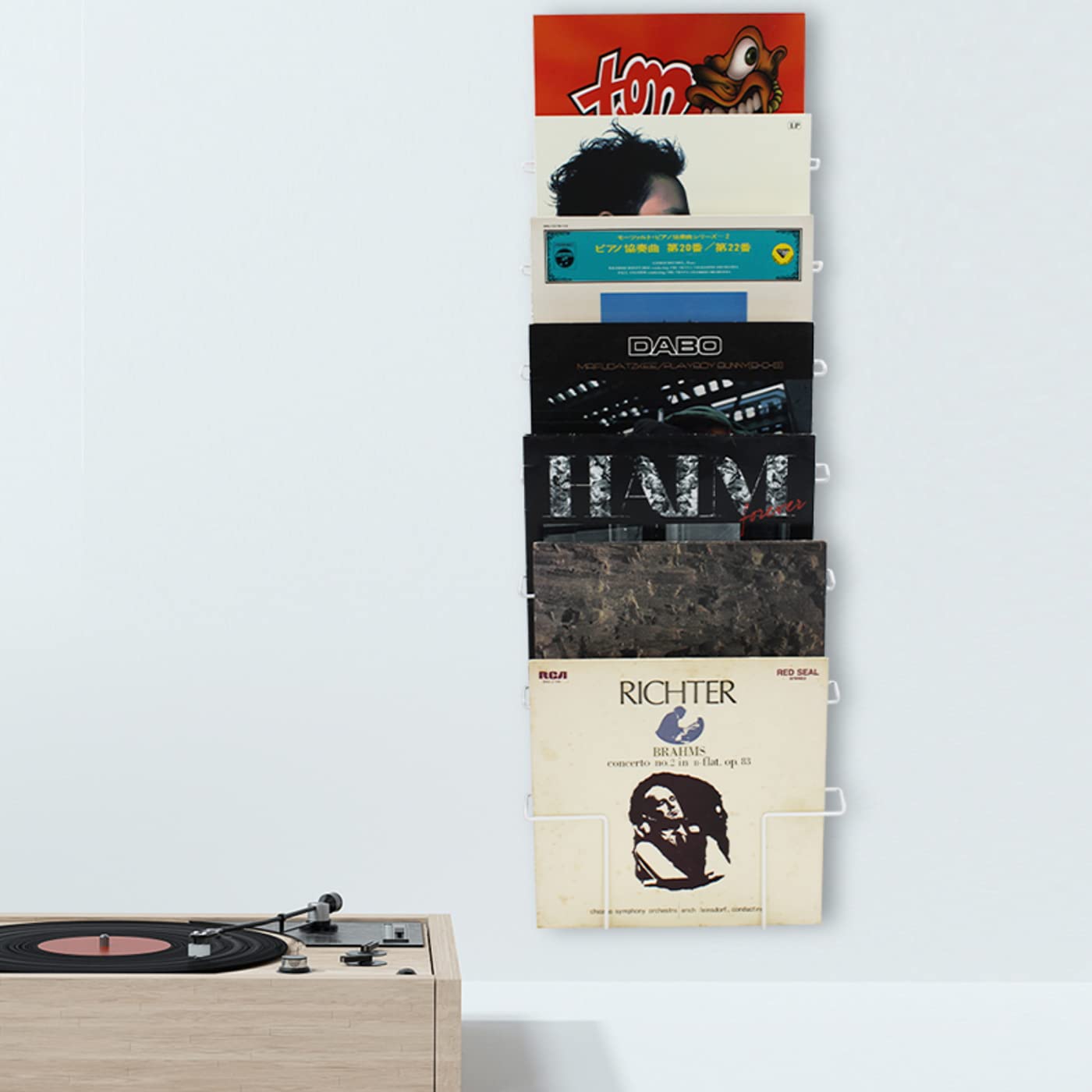 Lp vinilo placas estante de almacenamiento - estante de pared almacenamiento lp vinilo placas o revistas periódicos