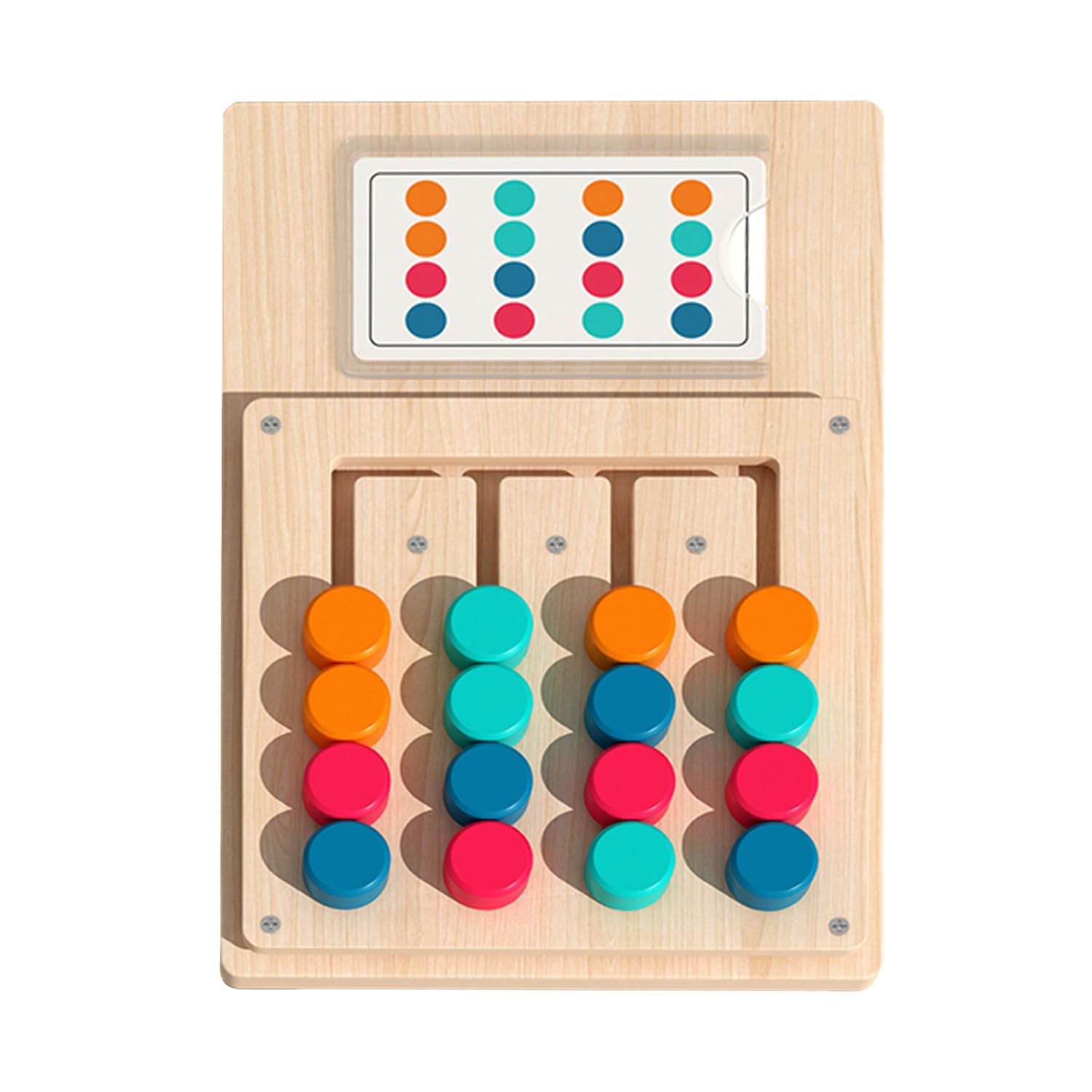 Wufgwbd Color 1 Set Of Children's Educational Toys, Thinking Training Toys, Wooden Early Education Toys, Creative And Interesting Toys