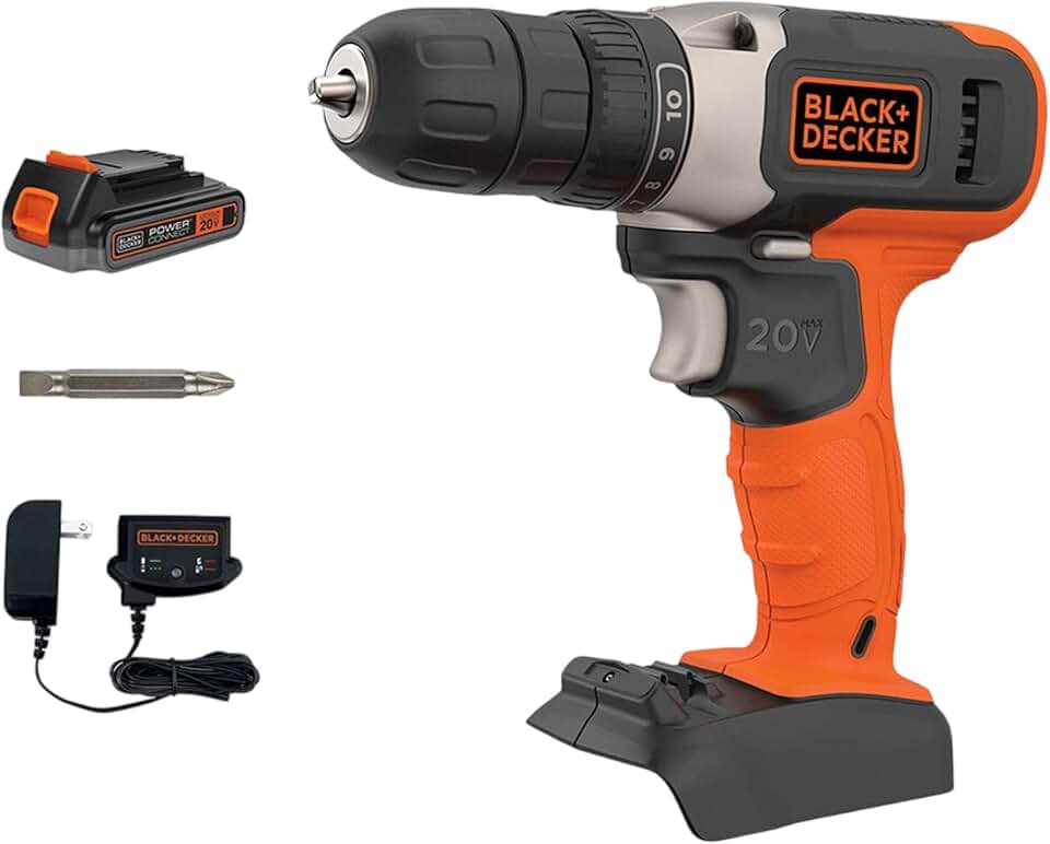 BLACK+DECKER 20V MAX Cordless Drill Kit