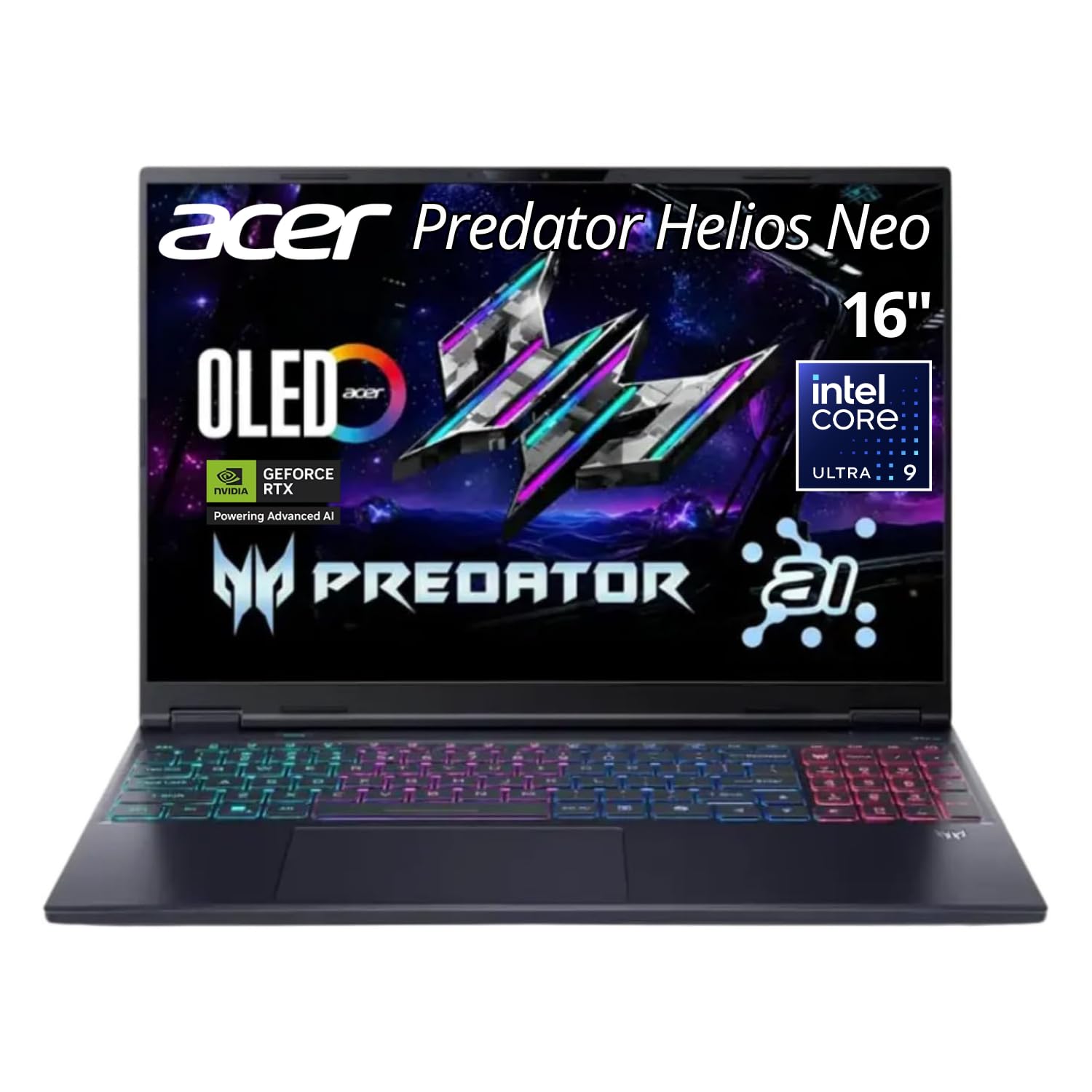 Predator Helios Neo 18" WQXGA IPS Gaming Laptop PHN18-72-961N 250Hz NVIDIA GeForce RTX 5070 TI 64GB RAM 2TB Storage