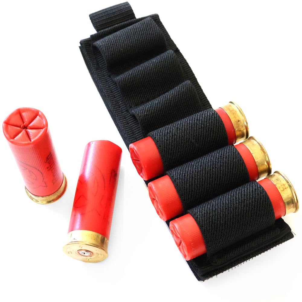 Shotgun Cartridge 6 Round Reload Strip Adhesive Hook and Loop backed  Buttstock Ammo Holder 12 20 Gauge Shell Carrier (Black) : Amazon.co.uk:  Sports & Outdoors
