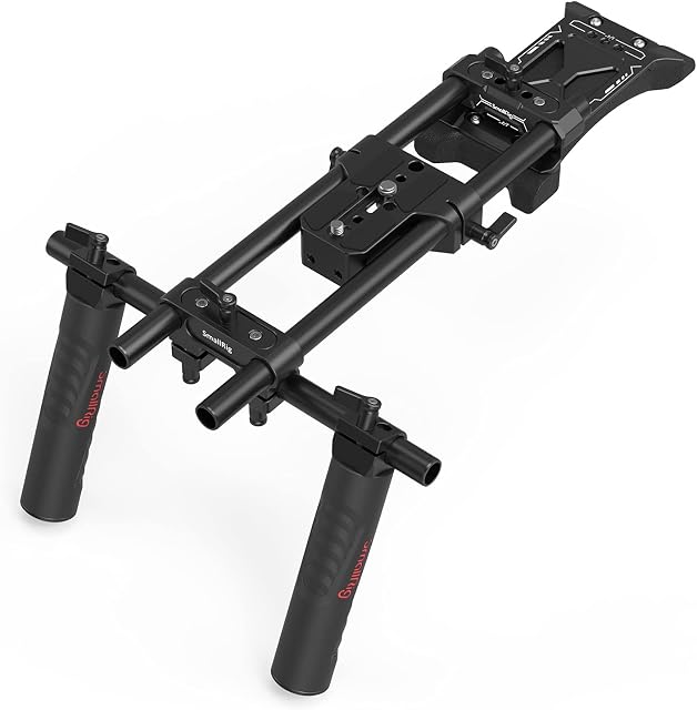 SMALLRIG Camera Shoulder Rig for DSLR Video Film Making System, Camera Shoulder Mount for DSLR, Mirrorless, Lightweight Only 920g - 2896B