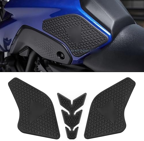 Miniatura 2 de Motorbike Fuel Tank Sticker Motorcycle Tank pad Anti-Slip Protection Stickers Traction Pad for Yam&aha MT 07 MT07 MT-07 2021