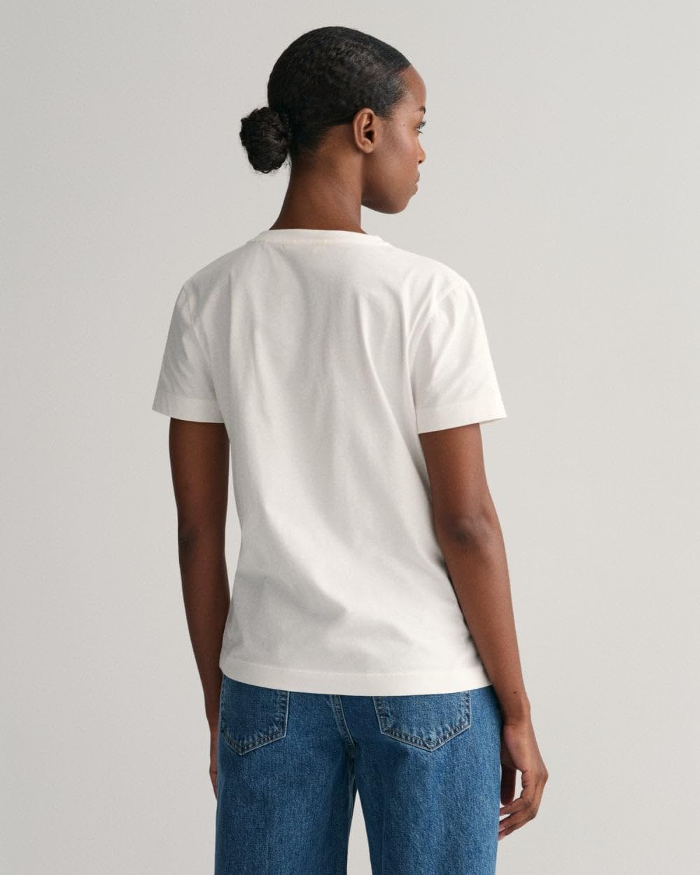 GANT Koszulka Kobiety Reg Shield Ss T-shirt Z Dekoltem W Serek