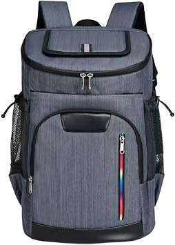 Large Capacity 35L Cooler Backpack, Insulated Bag, Cooler Bag, Insulation, Lightweight, Waterproof, Wear-Resistant, Rucksack, Ultra-Thick Insulation Material, Cooler Box, Hand-Held and Shoulder Strap