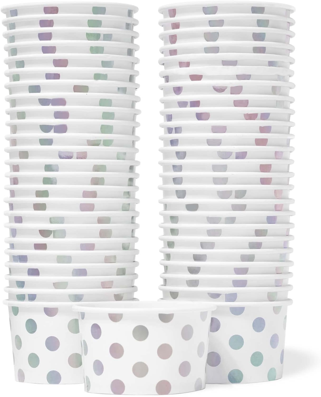 Amazon.com: MATICAN Paper Ice Cream Cups, 50-Count 5.5-Oz Disposable ...
