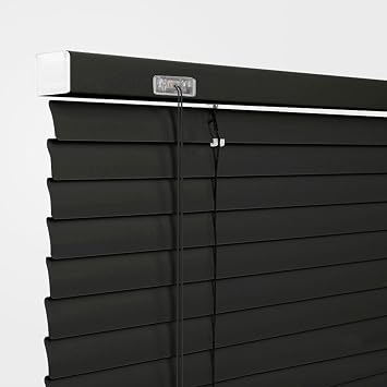 Aluminum 1" Cordless Horizontal Mini Window Blinds Venetian Blinds Custom Size Room Darkening Blinds & Shades for Home Office Bathroom French Door Windows Office16