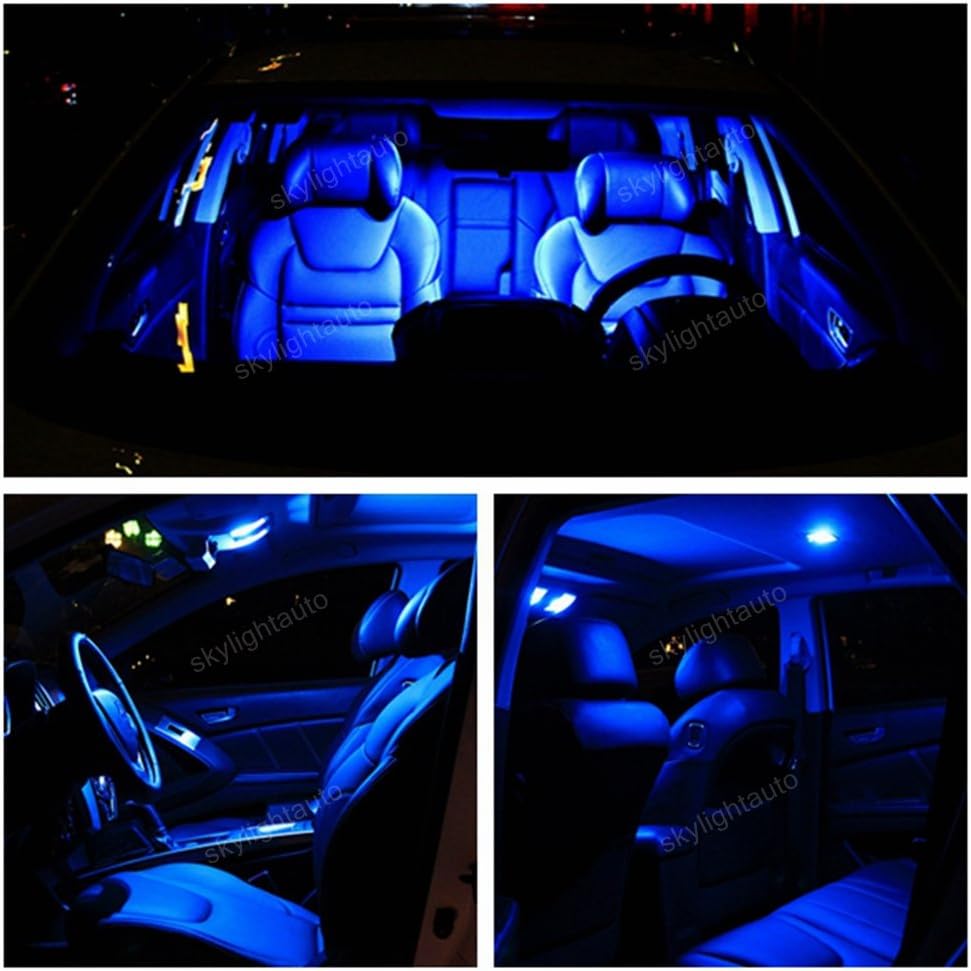 10pcs LED Premium Blue Light Interior Package Deal for Dodge Journey 2009-2015