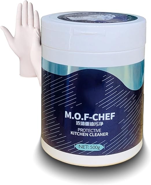 Mof Chef Cleaner Powder, M.O.FChef Protective Kitchen Cleaner, Heavy