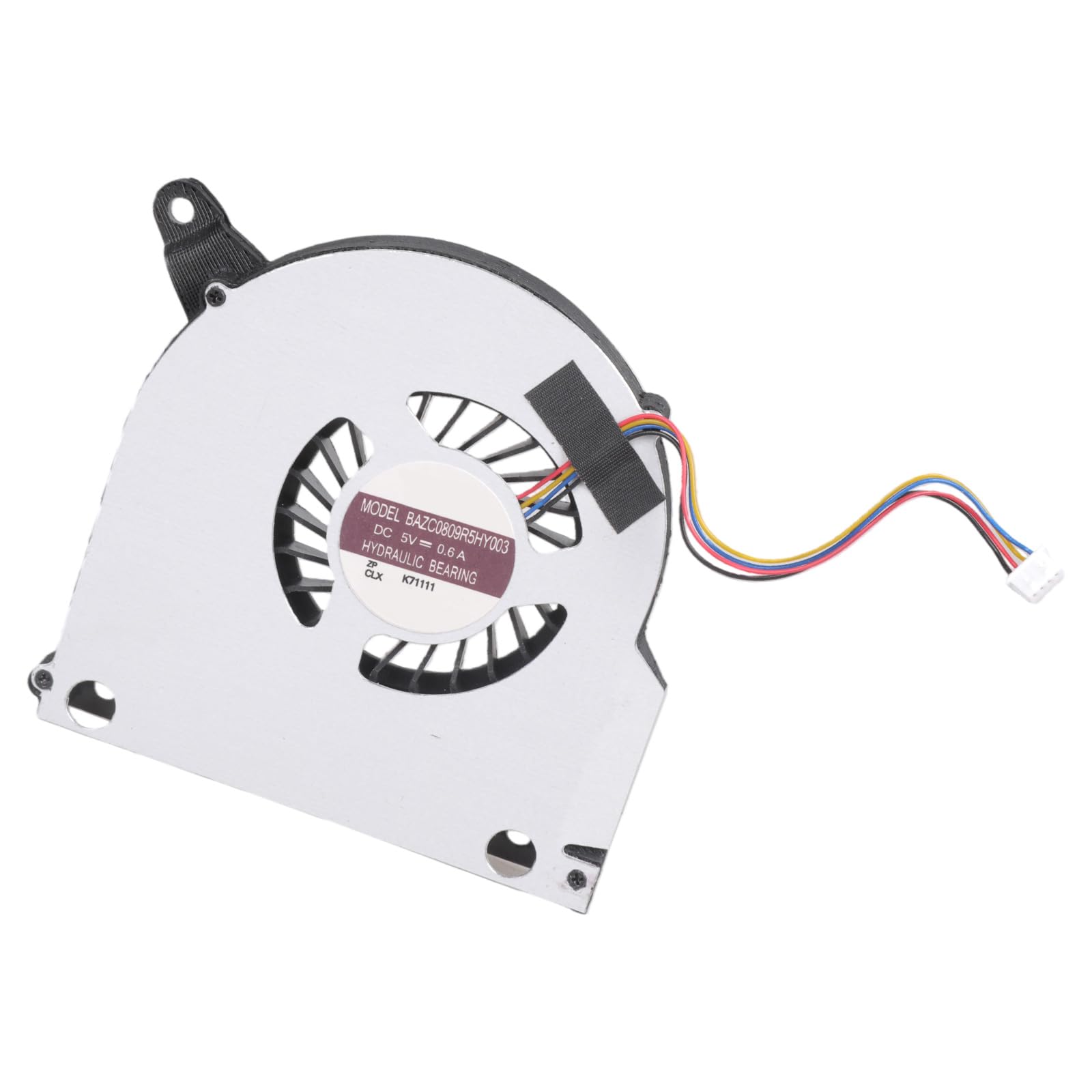Ventola raffreddamento CPU portatile DC5V 5W 4Pin 4 fili Ventola raffreddamento per NUC11PAHi5 NUC11PAHi7 Raffreddatori CPU portatile