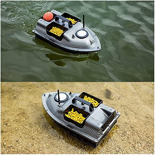 Bait boat de pêche télécommandé 500m avec bac d'amorçage de 2kg