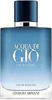 Armani Beauty, Acqua di Giò Profondo Eau de Toilette, Giorgio Armani, Perfume Masculino, Fragrância Fougère Aromática com Especiarias, Lavanda e Patchouli