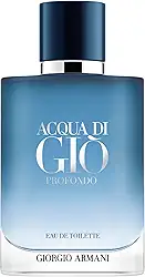 Armani Beauty, Acqua di Giò Profondo Eau de Toilette, Giorgio Armani, Perfume Masculino, Fragrância Fougère Aromática com Especiarias, Lavanda e Patchouli
