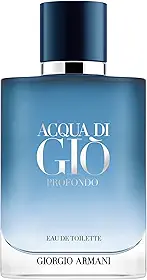 Armani Beauty, Acqua di Giò Profondo Eau de Toilette, Giorgio Armani, Perfume Masculino, Fragrância Fougère Aromática com Especiarias, Lavanda e Patchouli