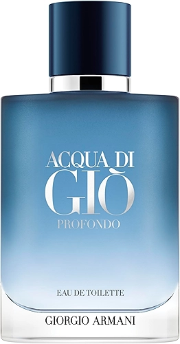 Armani Beauty, Acqua di Giò Profondo Eau de Toilette, Giorgio Armani, Perfume Masculino, Fragrância Fougère Aromática com Especiarias, Lavanda e Patchouli