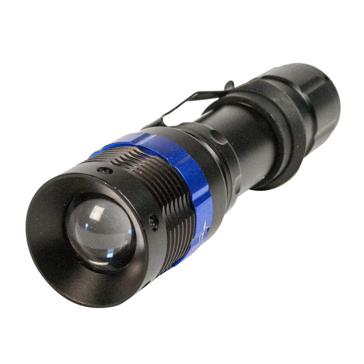 Huskemaw Flashlight, 5-Watt, Black/Blue, 20FL