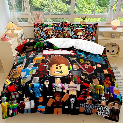Juego De Ropa De Cama Roblx, Edredón Roblx De 135 x 200 cm, Incluye Funda Almohada Roblx 75 x 50cm 2 Piezas - imagen 5