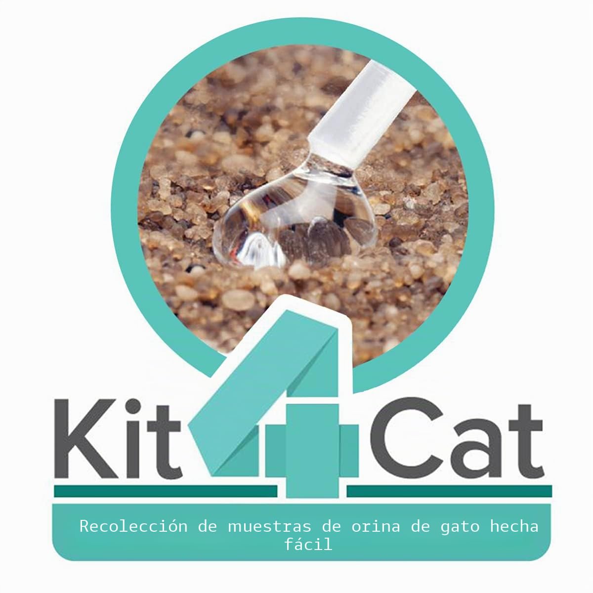 Kit4Cat Kit de recolección de muestras de orina de Gato de 2 Libras, 1 Bolsa