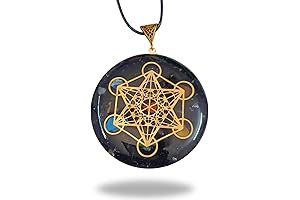 Chakra Orgone Necklace, Orgone Pendant - Crystal Pendant