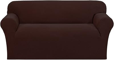 Madison Mason Loveseat Slipcover Chocolate
