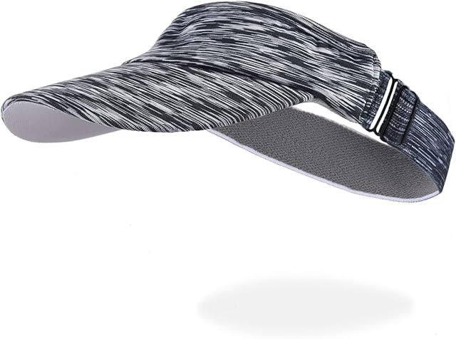 Women Sun Sport Visor Caps for Running, Tennis, Golf - Adjustable & Packable