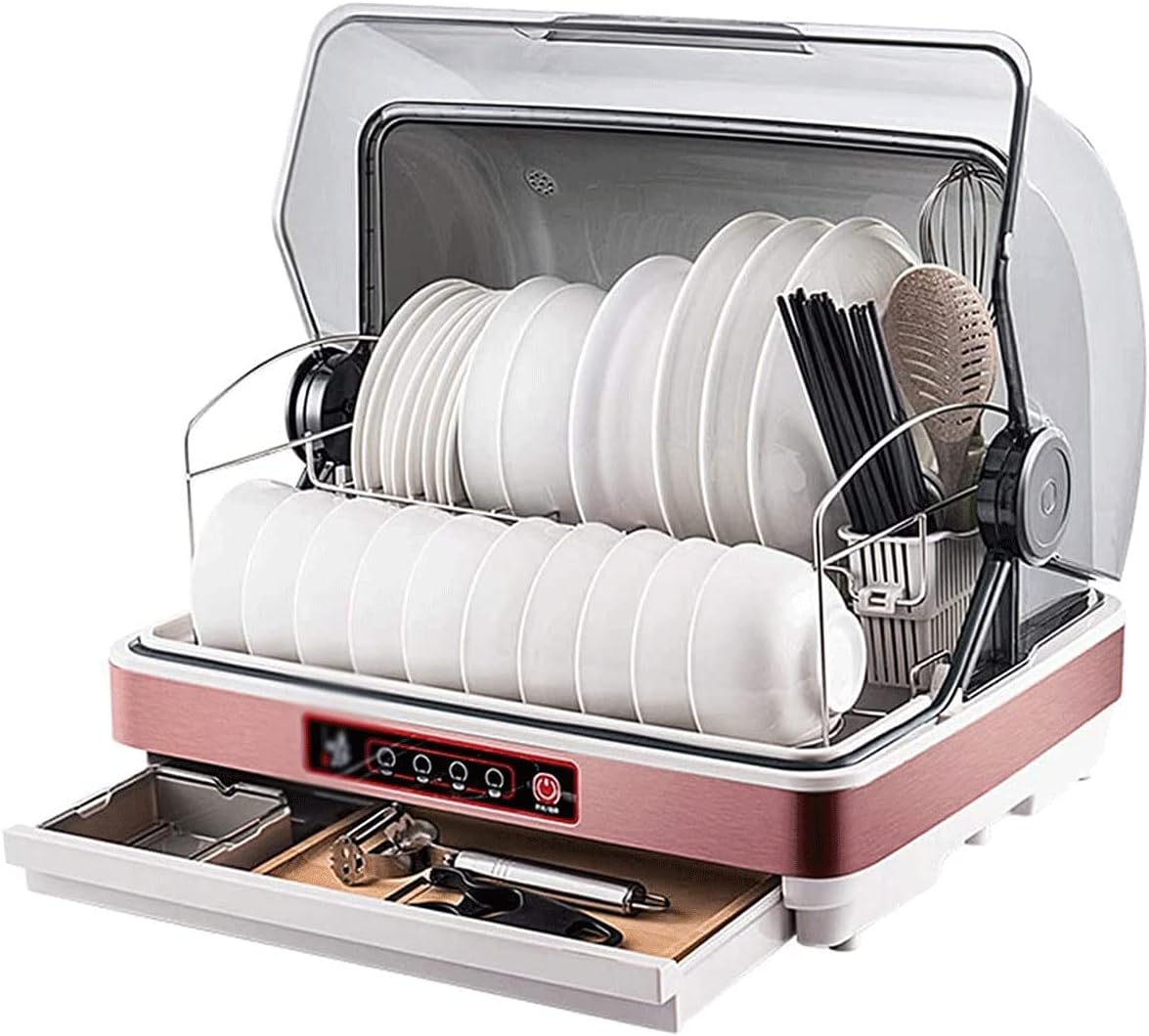 Portable One-Click Dishwashing Small Size, Table Top for Family Restaurant Apartment