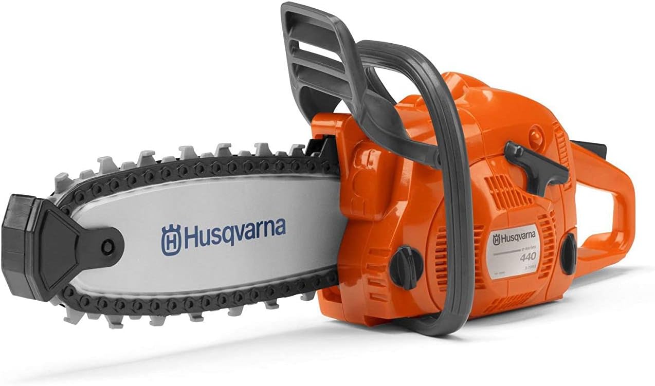Husqvarna 522771104 Kids Plastic Toy Chainsaw, Orange