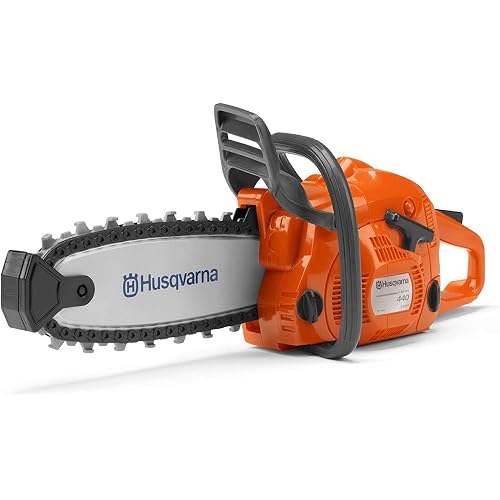 Husqvarna 522771104 Kids Plastic Toy Chainsaw, Orange