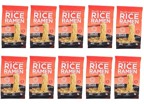 Lotus Foods Ramen orgánico de mijo y arroz integral con sopa de miso 28 onzas 10 por caja
