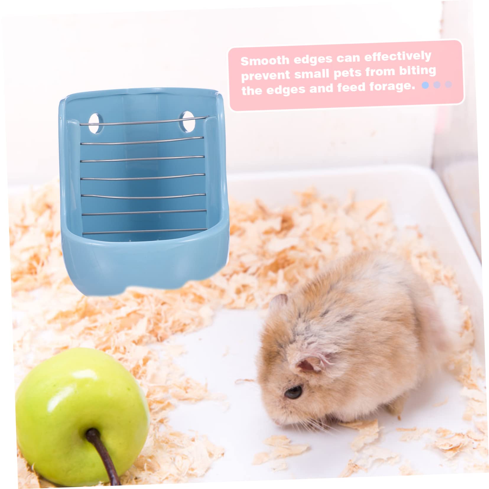 VANZACK Comedero Cerámico Desmontable para Chinchilla y Rabbit Soporte para Hierba