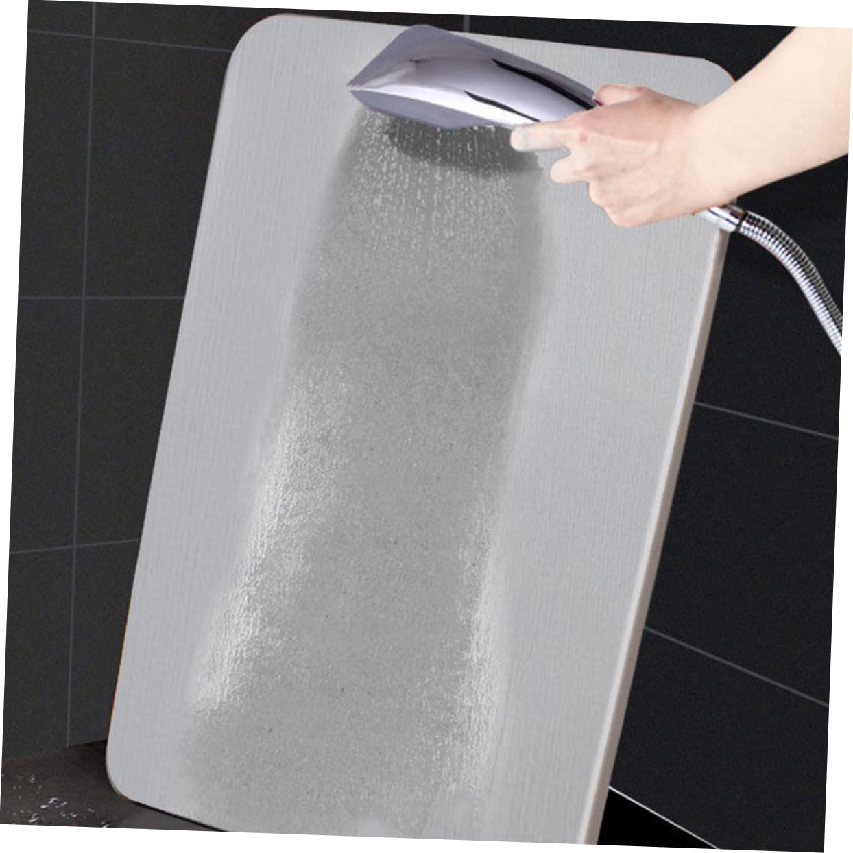 LABRIMP Tappeto da Bagno Antiscivolo Assorbente, Diatomite, Design Semplice