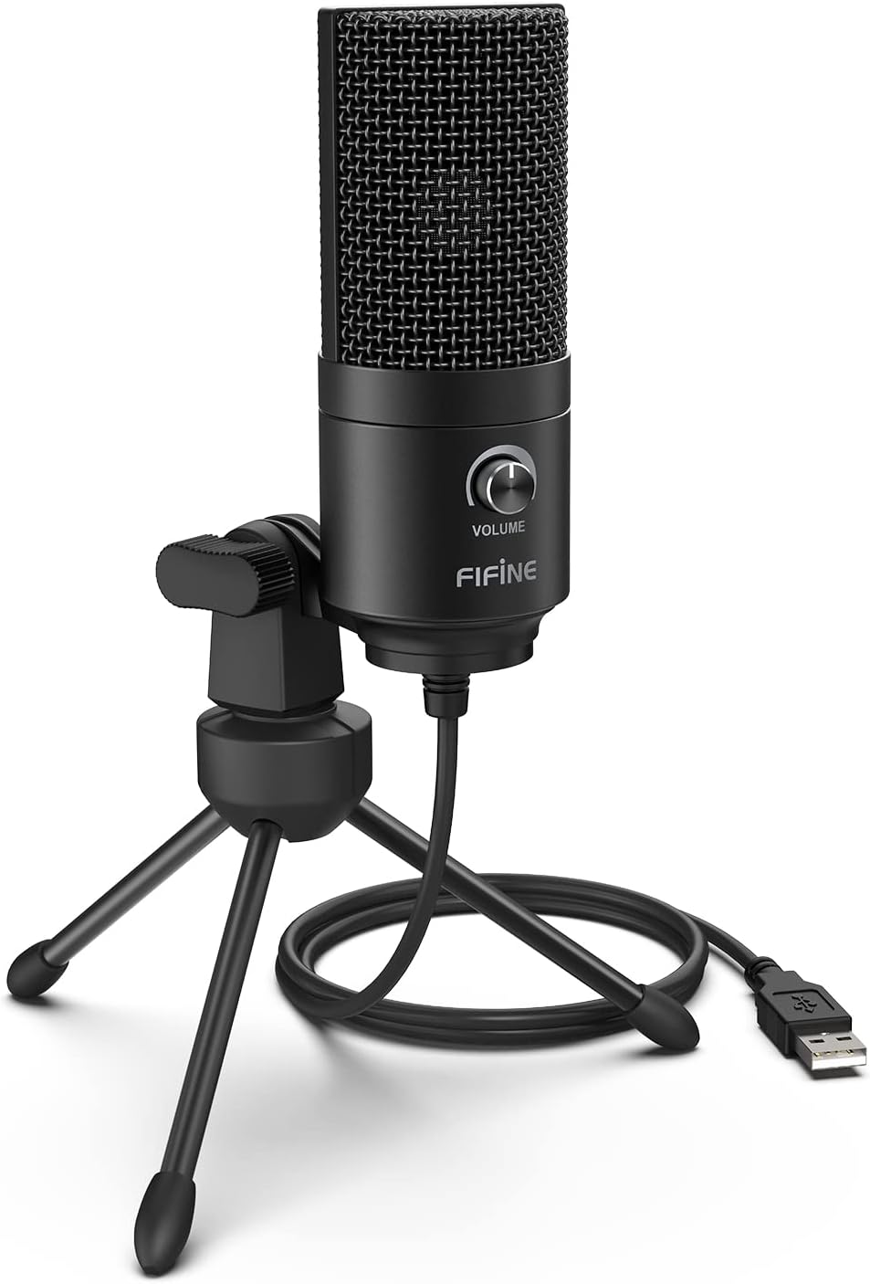 Fifine USB Microphone, Computer Podcast Recording PC Laptop Microphone