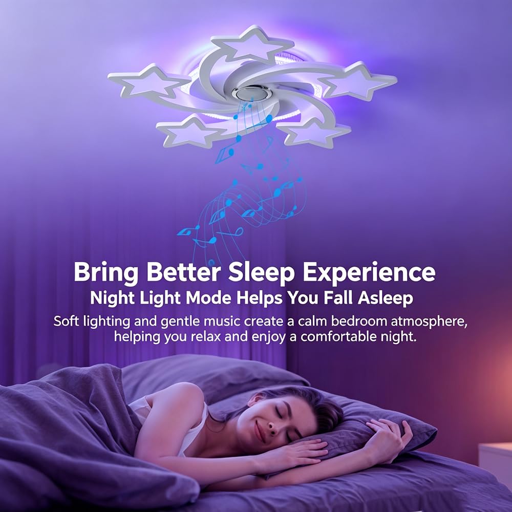 LED Plafoniera Lampada Da Soffitto Dimmerabile Cambio Colore, Telecomando Controllo Tramite App Petali Creativi Altoparlante Bluetooth RGB Lampada Musicale Per Soggiorno Camera Letto,A