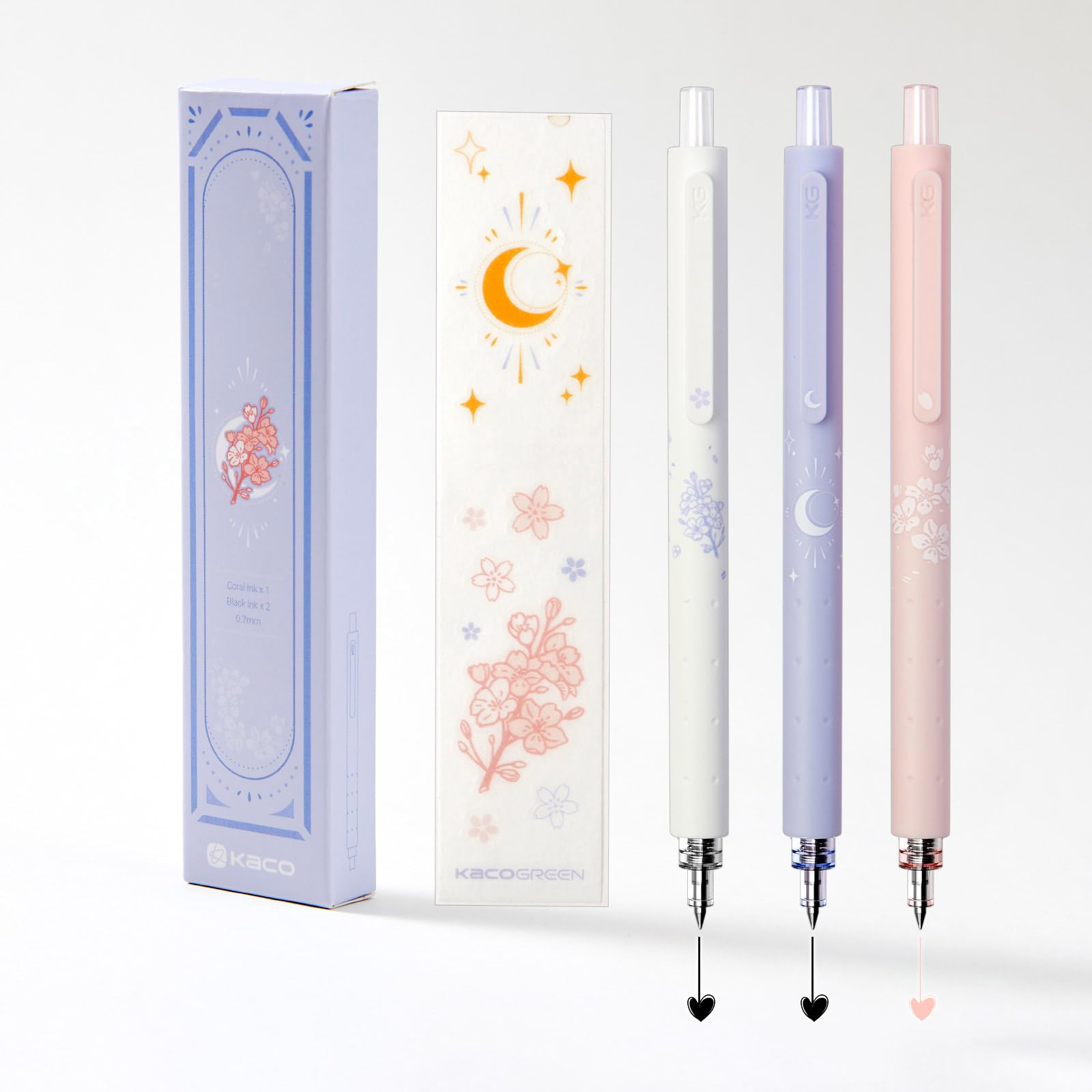 kaco♩⋆* Amazon.com: KaCo ROCKET Gel Pens Cute Stationery 3 Pieces