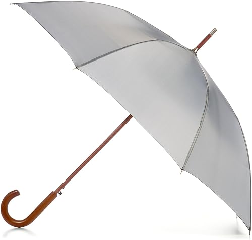 Totes paraguas con palo de madera, de apertura automática