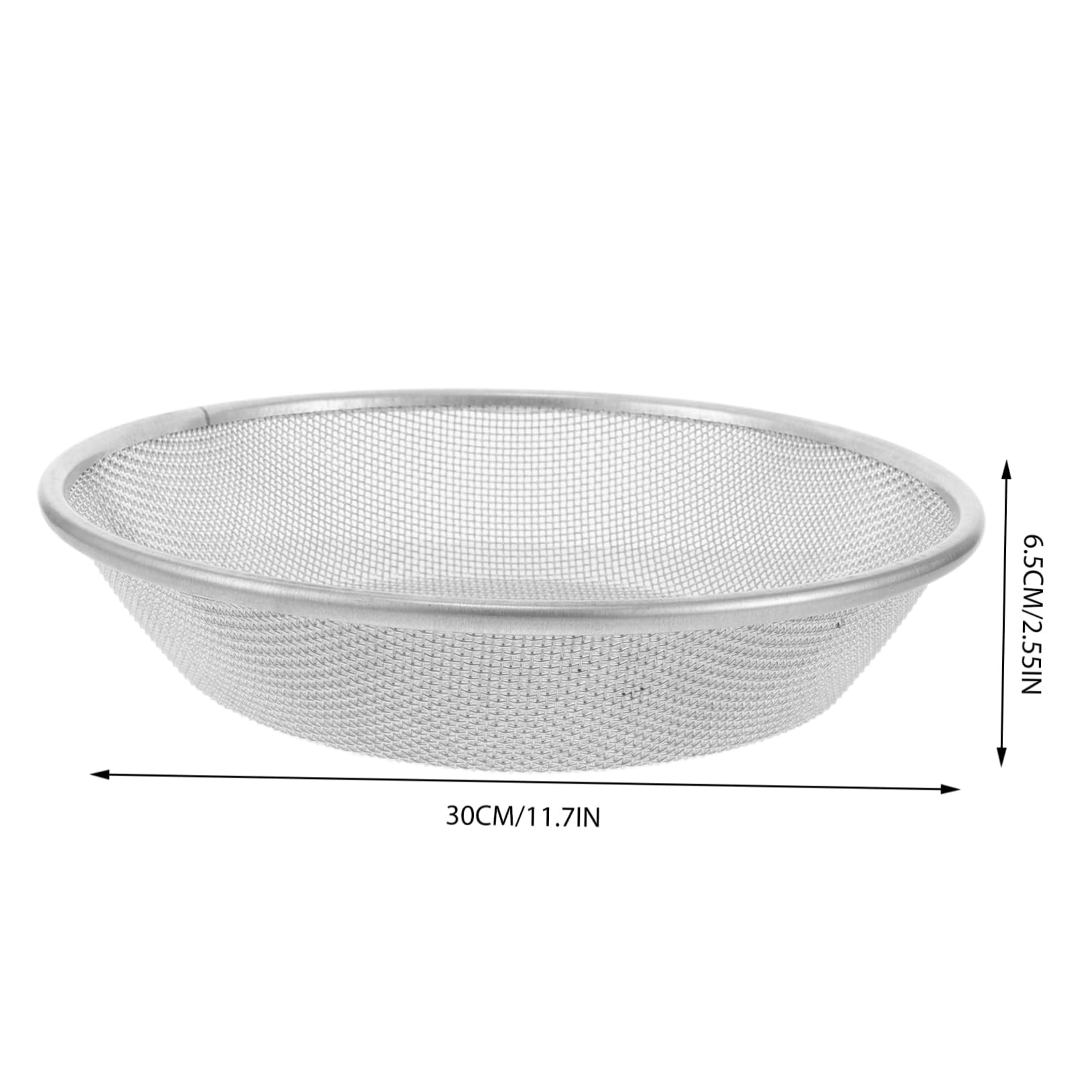 Tamis à Rempotage de Jardin Rond 30cm en Acier Inoxydable