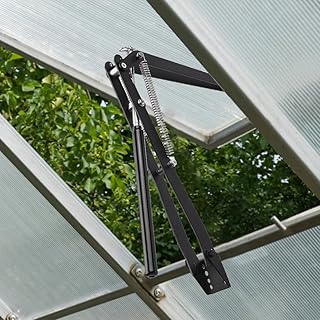 Aoresac Greenhouse Automatic Vent Opener, Window Opener Automatic Temperature Controlled Window Opener Auto Solar Heat Sensitive Greenhouse Vent Opener with Cylinder, Lifts 7kg/15lb (Double Spring)