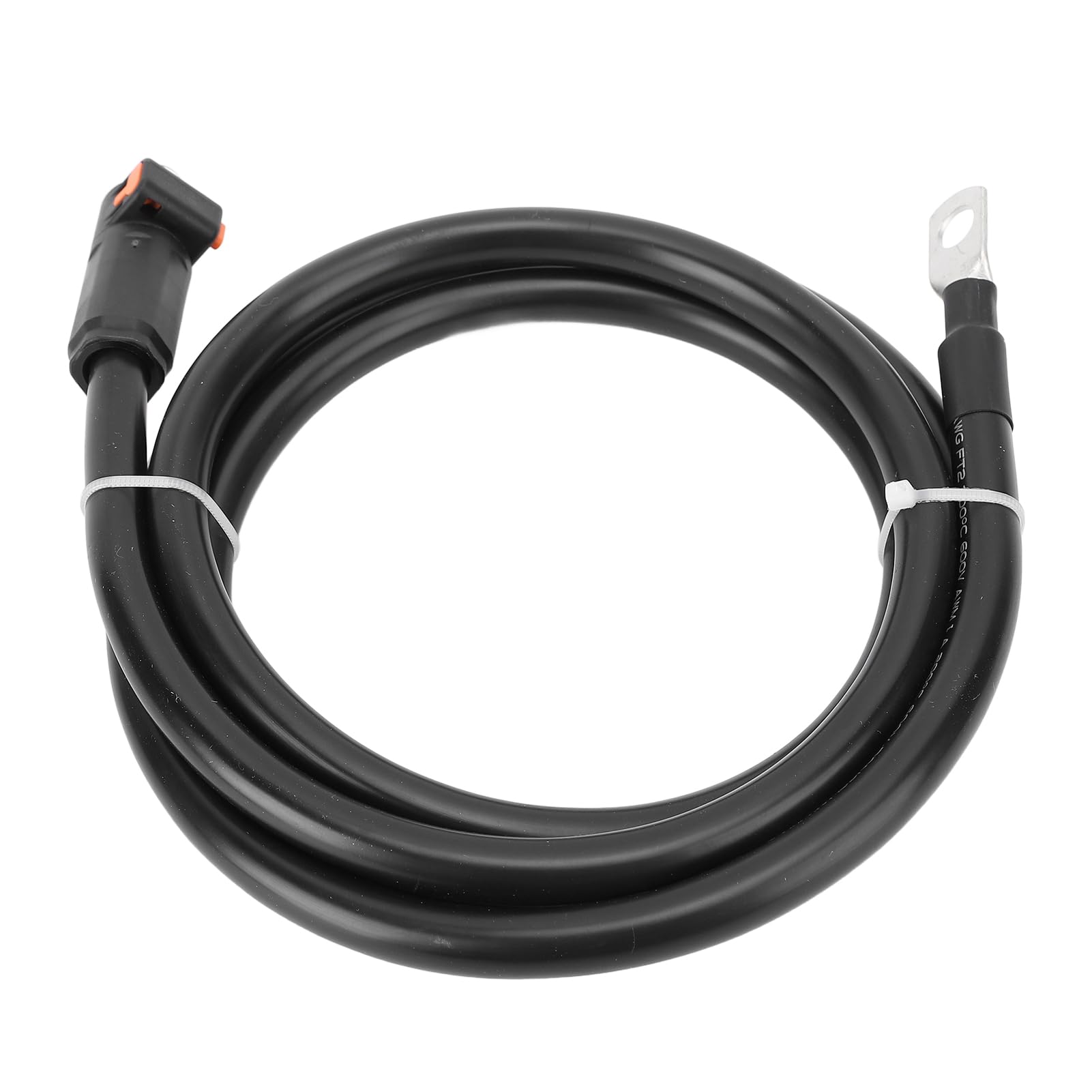 Silikonowy Kabel Zasilający o Wysokiej Przewodności 4AWG, Zapewniający Stabilny Rozruch Samochodu i Wiele Metod łączenia, Odpowiedni do Pojazdów, łodzi, Motocykli, Ciągników (2 m)