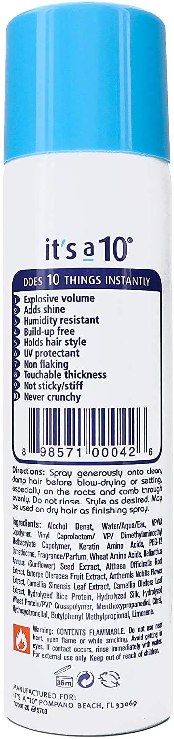 It's a 10 Haircare Miracle Blowdry Volumizer, 6 fl. oz. (Pack of 4)